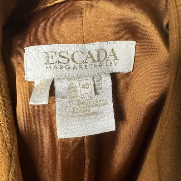 Escada Placenza Cashgorissimo Coat Size 40 - Picture 4 of 6
